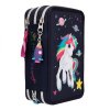 Ylvi and the Minimoomis Triple Filled Pencil Case with LED - by Depesche