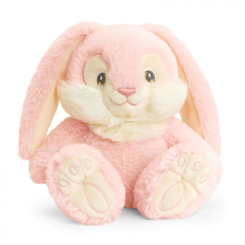 Keeleco Patchfoot Rabbit - 15cm - by Keel Toys [Pink]