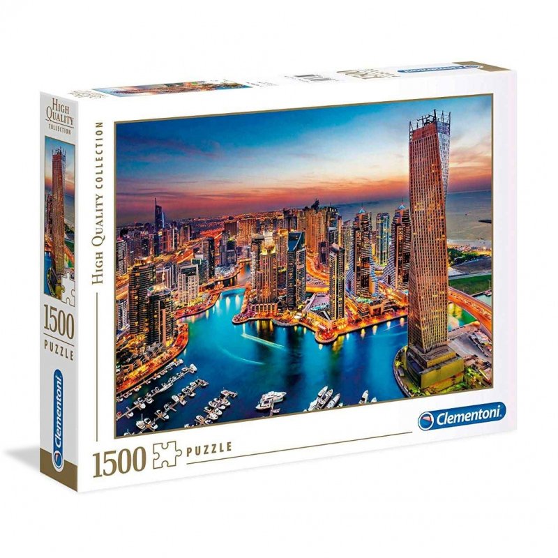 Dubai Marina Puzzle - 1500 PIECES - BY CLEMENTONI