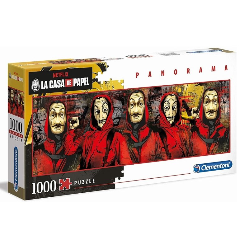 La Casa De Papel Panorama Puzzle - 1000 Pieces - by Clementoni