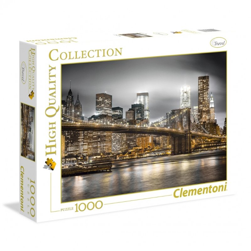 New York Skyline Puzzle - 1000 Pieces - by Clementoni