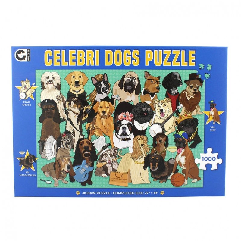 Celebri Dogs Puzzle - 1000 pieces - by Ginger Fox