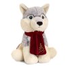 Keeleco Dog Husky with Scarf - 25cm - by Keel Toys