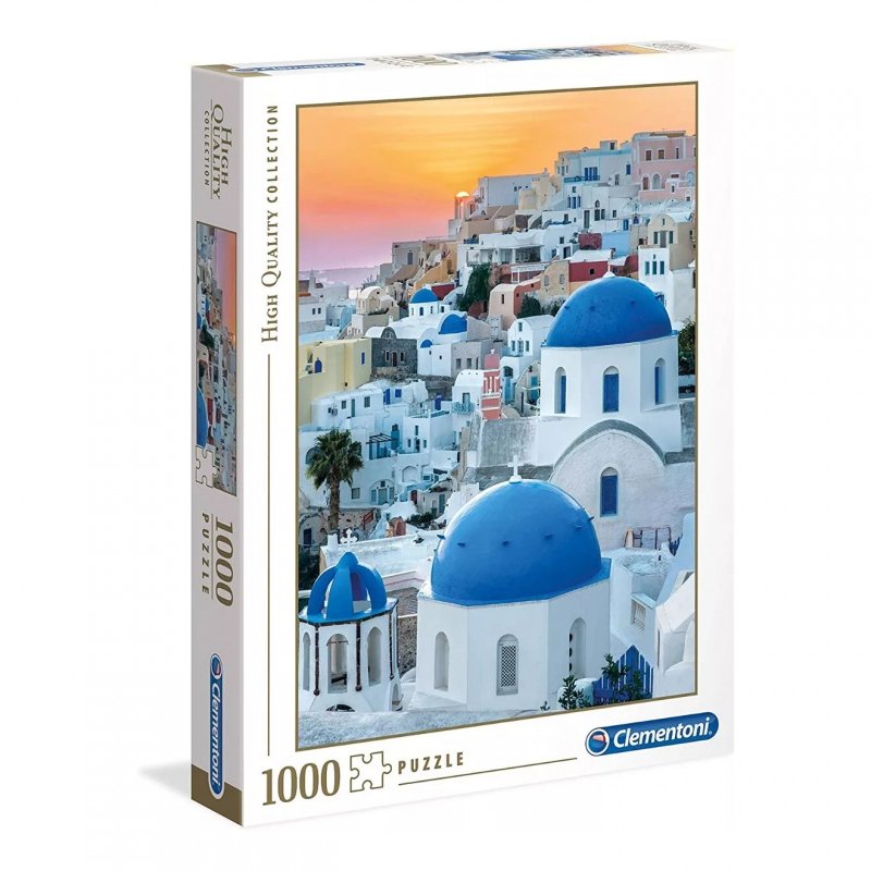 Santorini Greece Puzzle - 1000 Pieces - by Clementoni