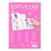 Top Model Pocket Colouring Book - Pink - by Depesche