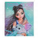 Top Model Colouring Book with Sequins - by Depesche - Design Your Dragon World with Magic and Style!