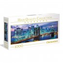 Brooklyn Bridge Panorama Puzzle - 1000 PIECES - BY CLEMENTONI - PIECE TOGETHER THE ICONIC SKYLINE