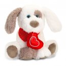 Ruffles Patch Dog with Heart - 25cm - by Keel Toys - Love Wrapped in Fur