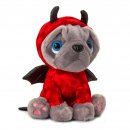 Dog Frenchie in Devil Outfit - 30cm - by Keel Toys - A Little Devil with a Big Heart