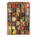 Spices Puzzle - 1000 Pieces - by Educa - Piece together a colourful spice mix